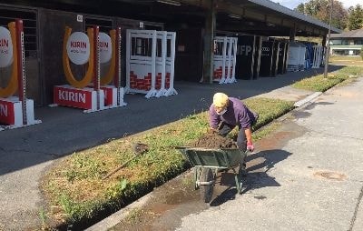 施設内の清掃整備